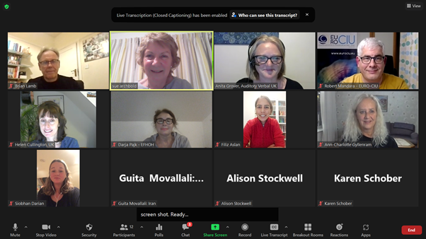 SECOND CIICA CONVERSATION: Our experiences of Telepractice. What have we learned?