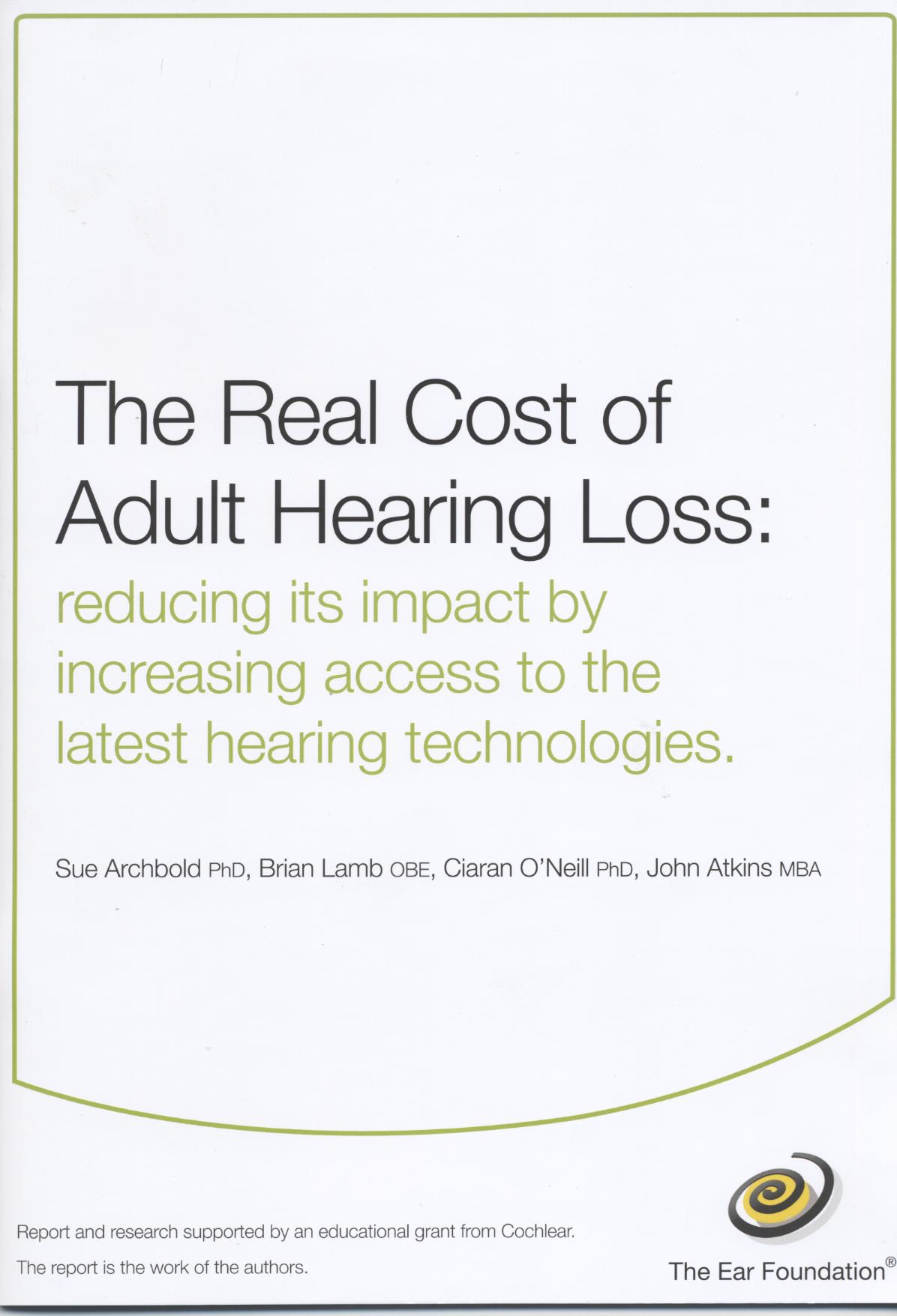 The Real Cost of Hearing Loss