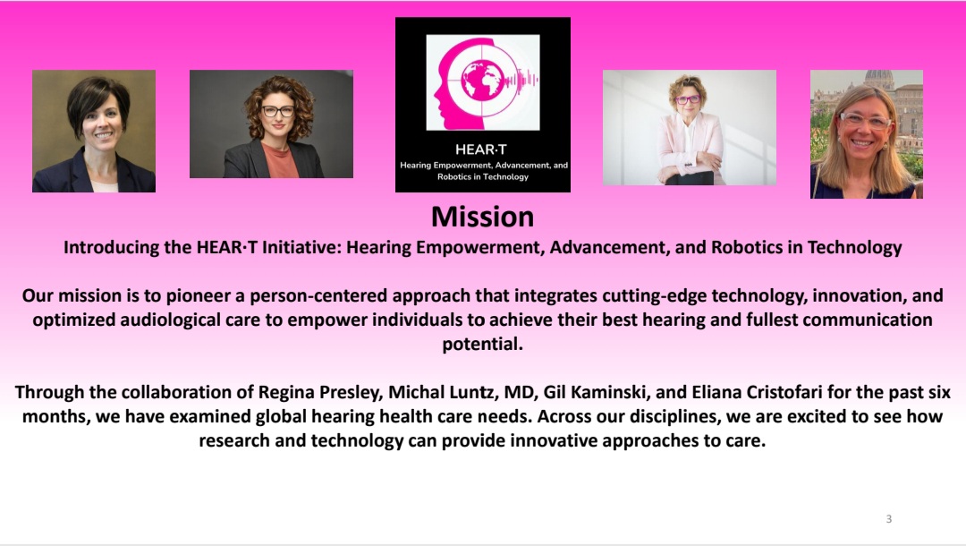 HEAR·T Initiative: Hearing Empowerment, Advancement, and Robotics in Technology